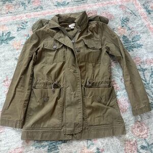 J. Crew Khaki Utility Jacket for Women